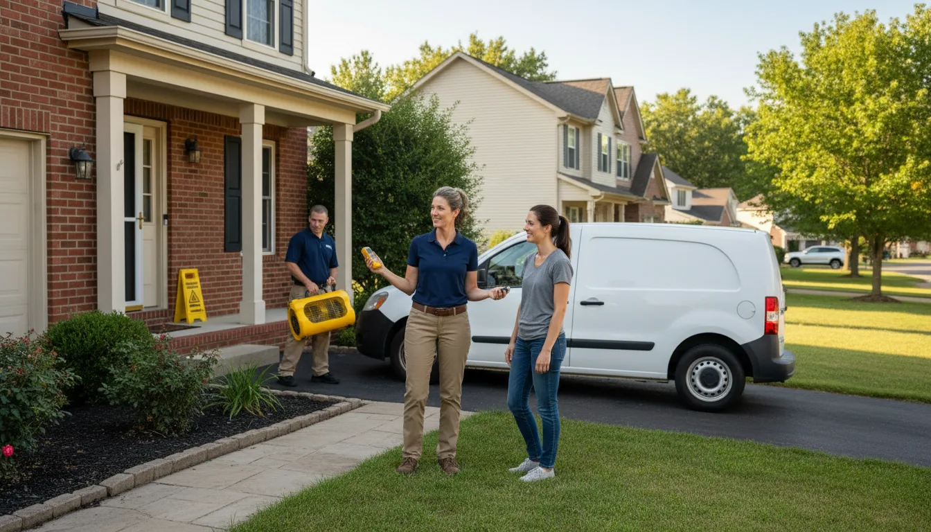 Water restoration image for Dehumidification And Cleanup Services in Llano, CA